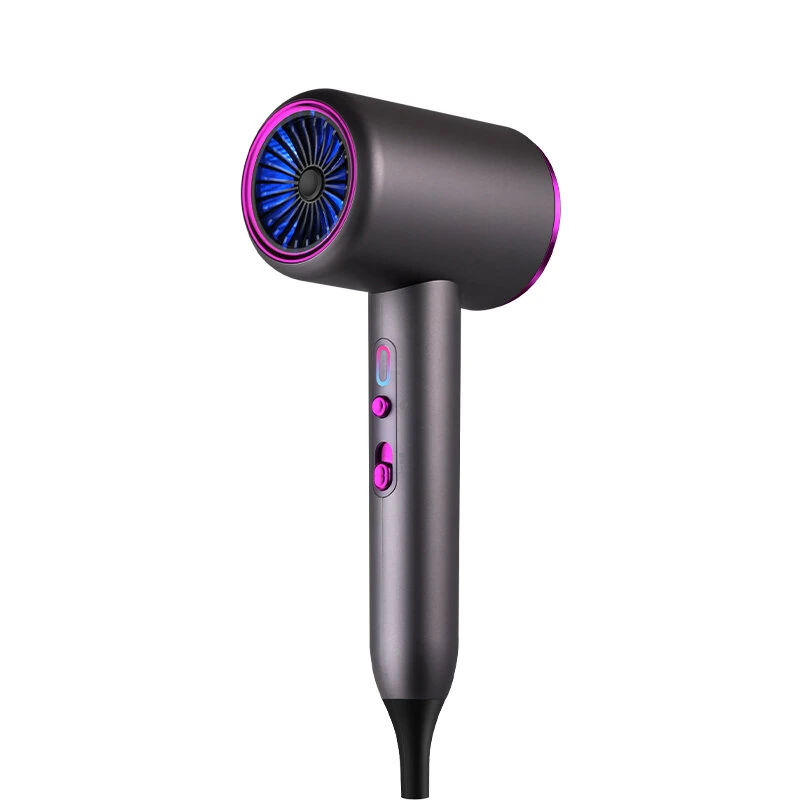 (image for) 2400W Professional Hair Dryer 6-Speed Control Dual Switch with Nozzle 220V Salon Hair Dryer fot Business Trip Home Dormitory