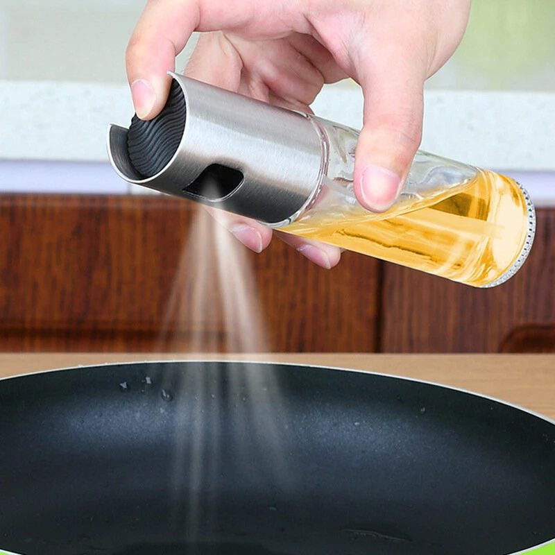 (image for) Spray Bottles Oil Sprayer Oiler Pot BBQ Barbecue Cooking Tool Can Pot Cookware Kitchen Tool ABS Olive Pump